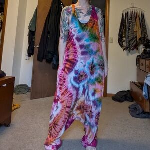 Tie-dye Harem Jumpsuit